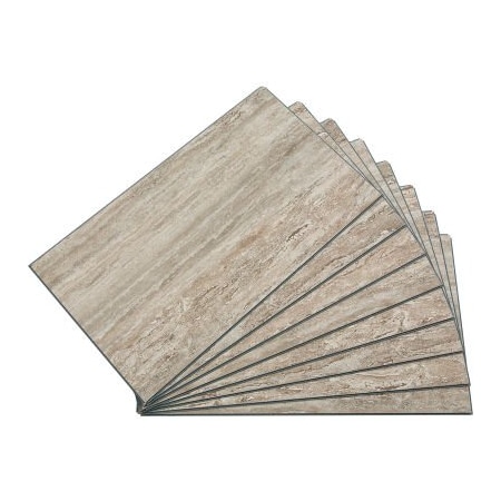 Acoustic Ceiling Products Palisade 25.6"L x 14.8"W Vinyl Wall Tile, Grecian Earth, 8 Pack 53001